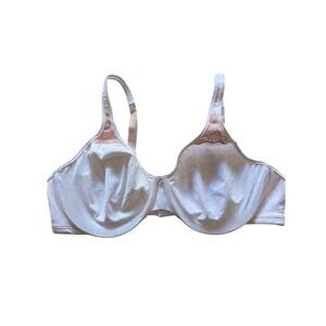 Bali Bra 42C Womens Lightly Lined Underwired Full Coverage White Adjustable